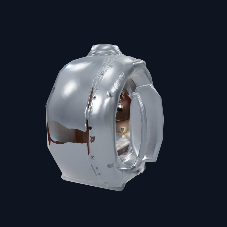 Industrial Vacuum Chamber Lights Model Pack